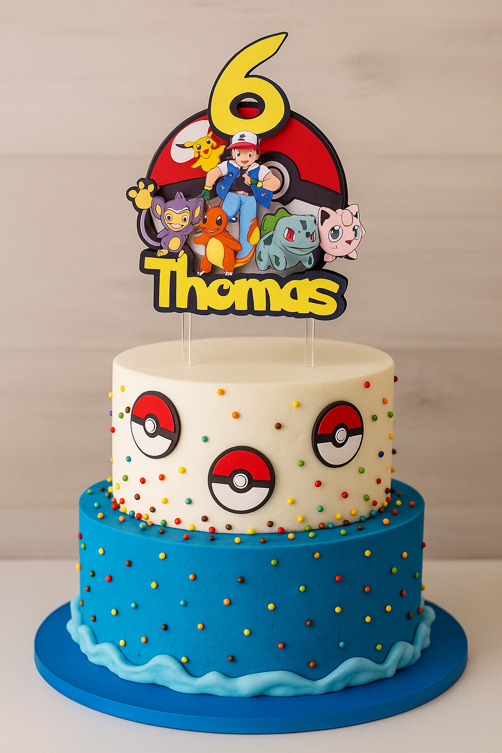 Personalised 3D Character Birthday Cake Toppers