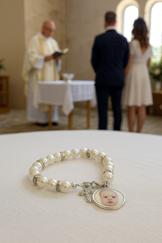 Custom Rosary Bead Style Bracelet