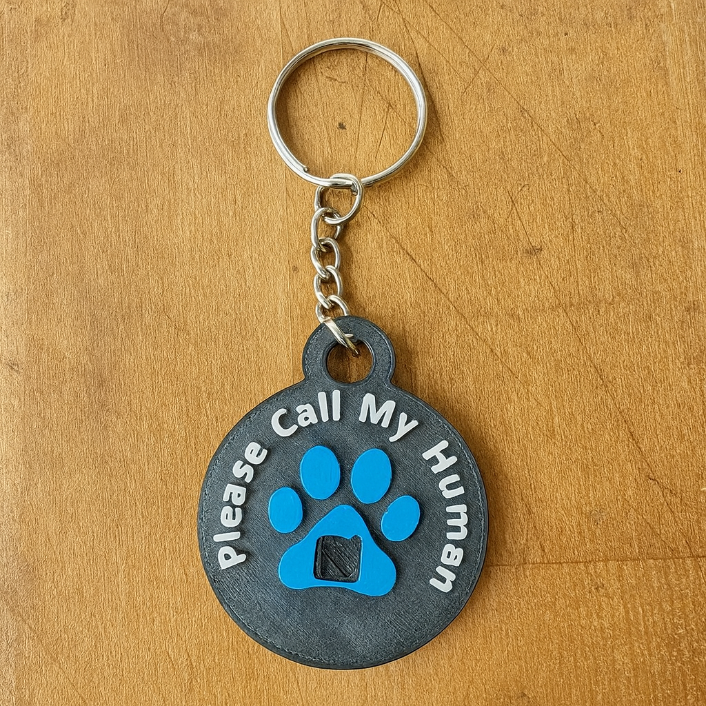 Custom 3D NFC Tag Keyrings