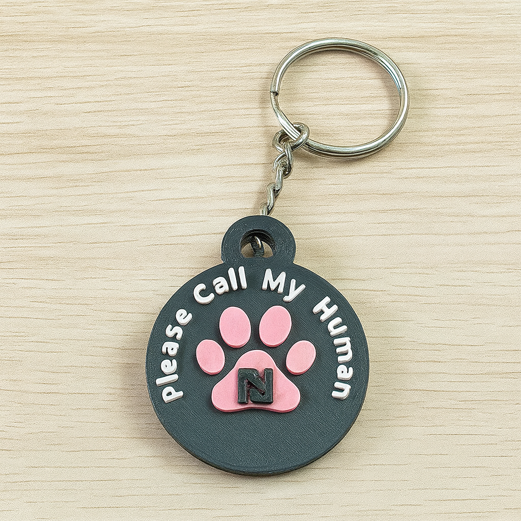 Custom 3D NFC Tag Keyrings