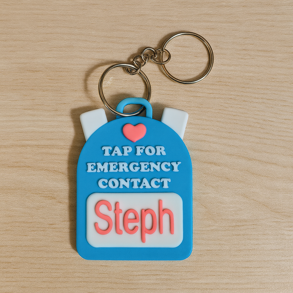 Custom 3D NFC Tag Keyrings