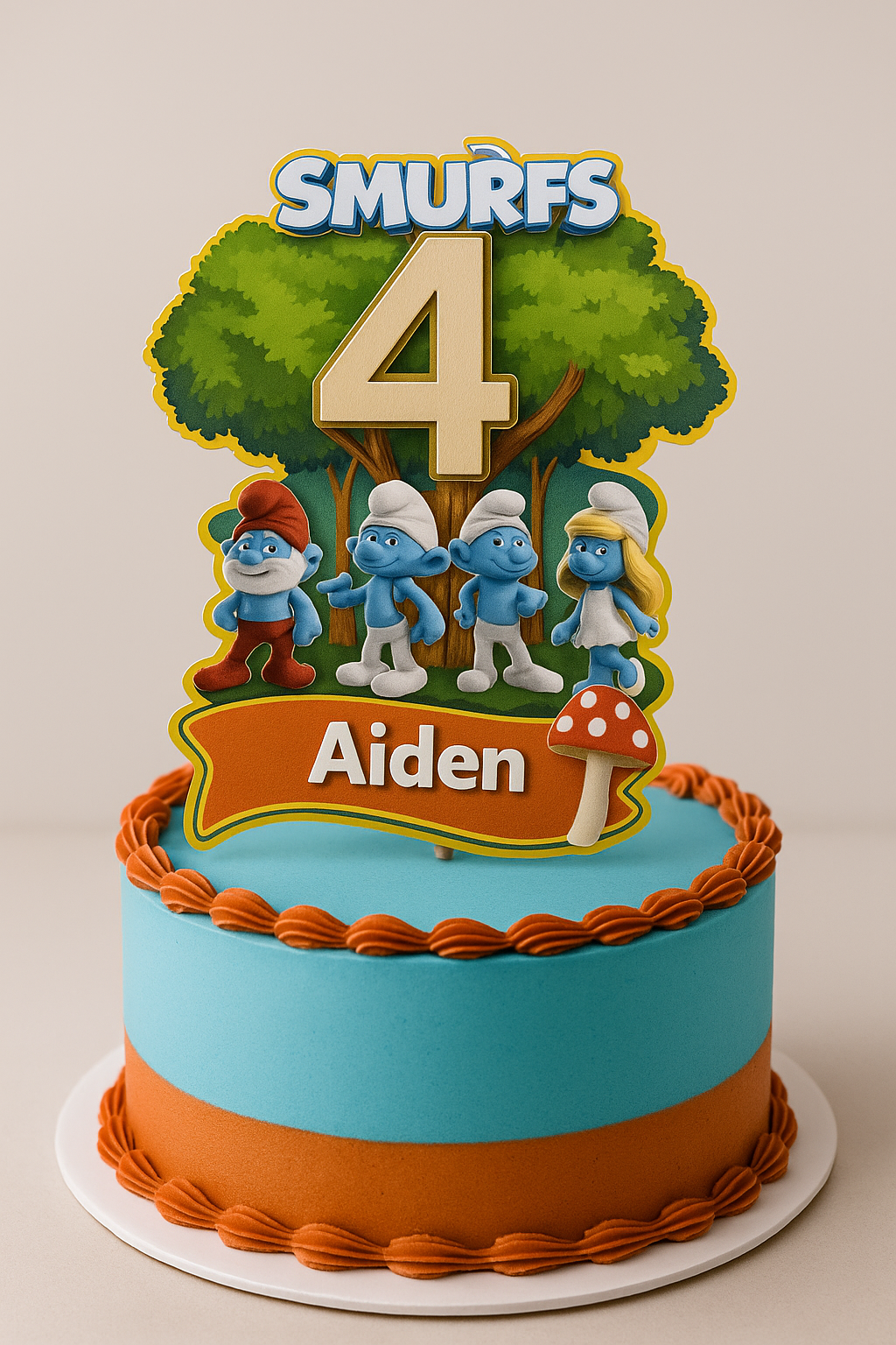 Personalised 3D Character Birthday Cake Toppers
