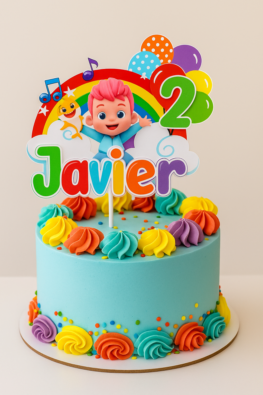 Personalised 3D Character Birthday Cake Toppers