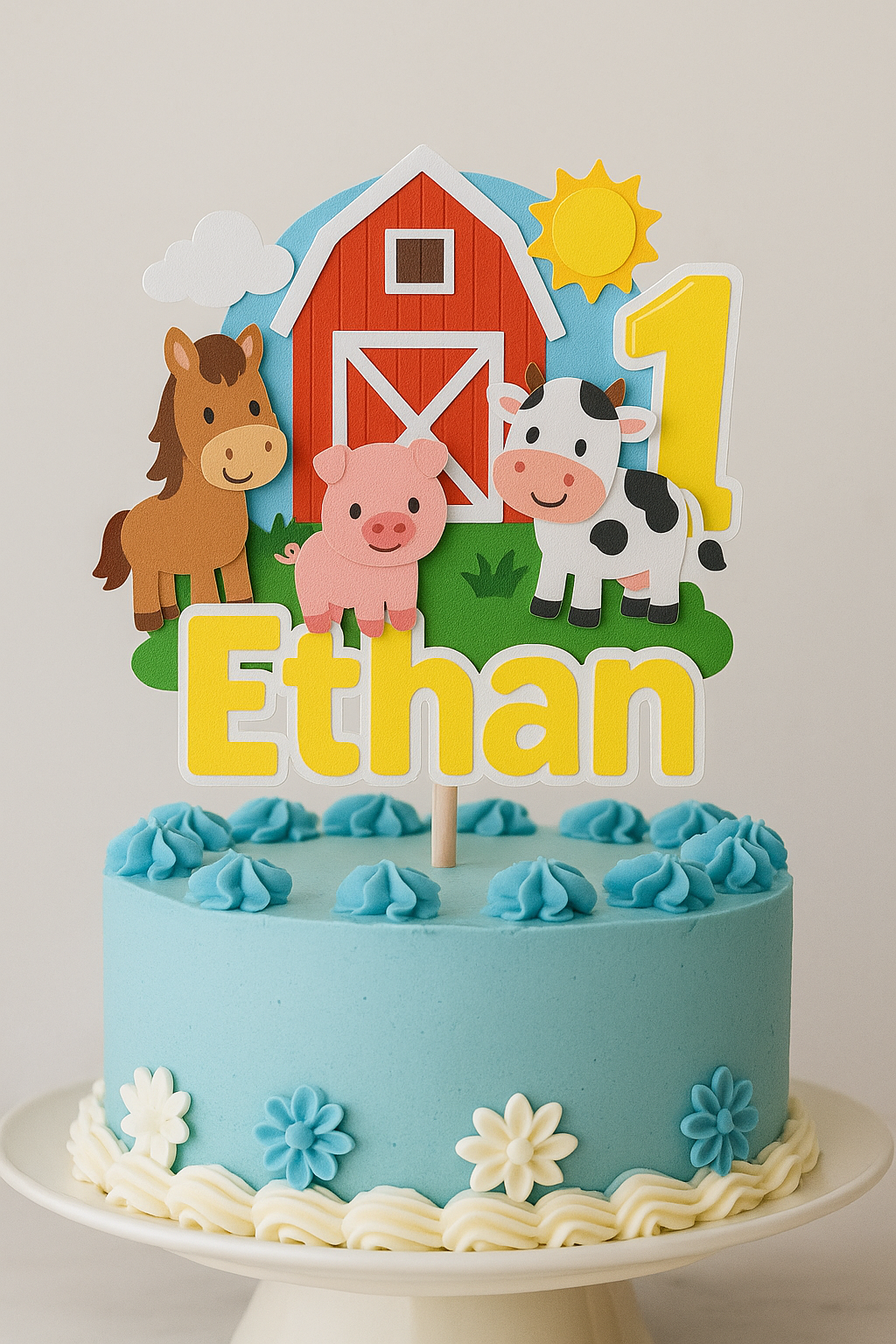 Personalised 3D Character Birthday Cake Toppers