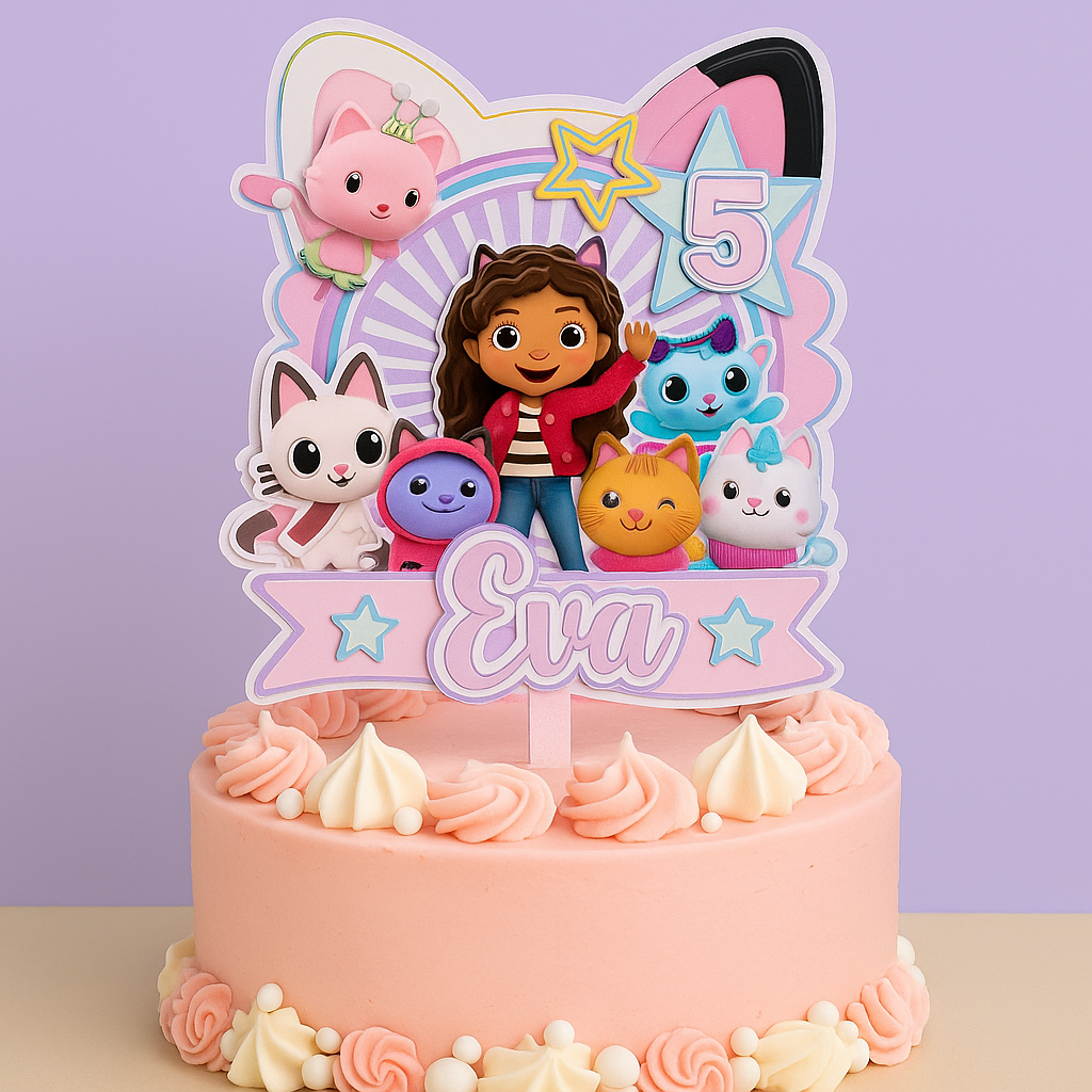 Personalised 3D Character Birthday Cake Toppers