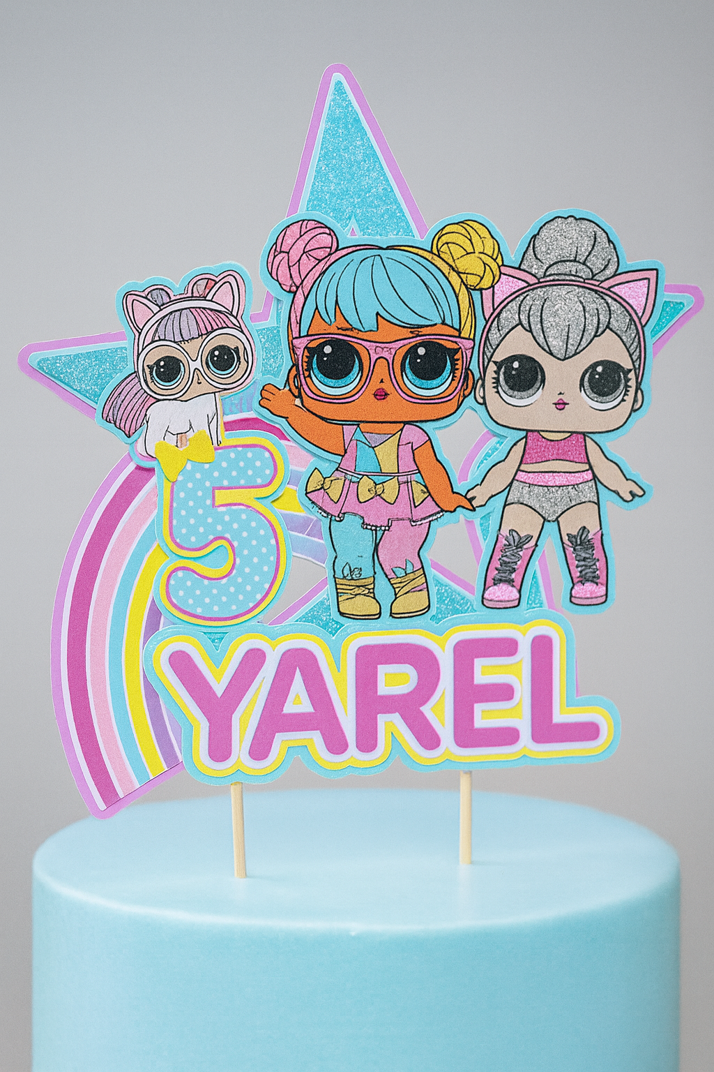 Personalised 3D Character Birthday Cake Toppers