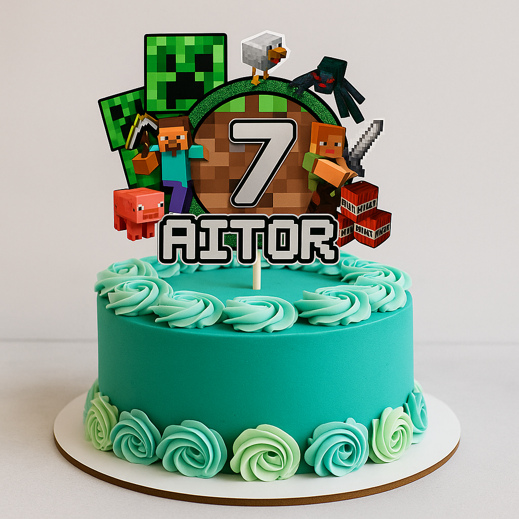 Personalised 3D Character Birthday Cake Toppers
