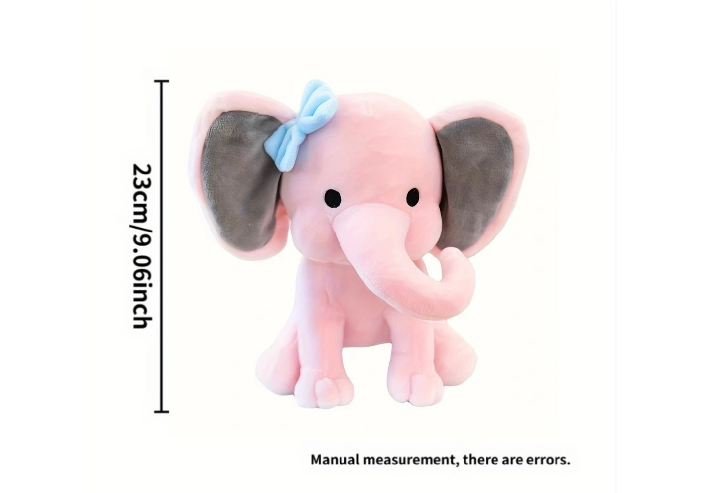 Personalised Baby Birth Stat Elephant Plush