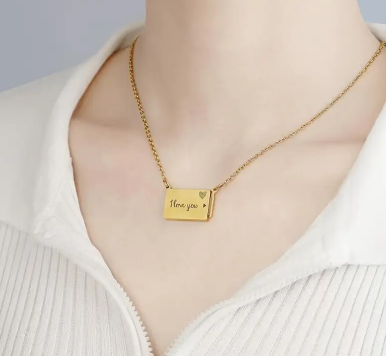 Personalised Love Letter Pendant