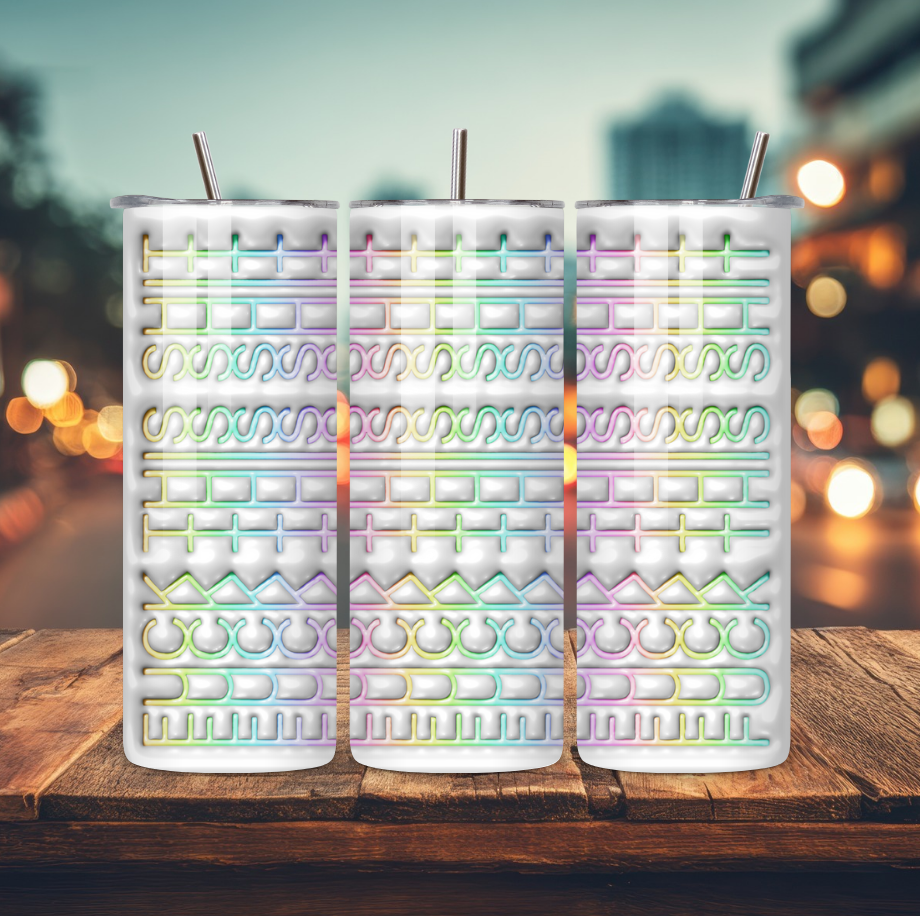 20oz Stainless Steel Tumbler - Hidden Message Collection