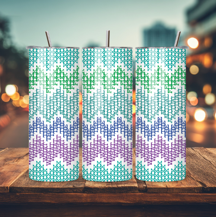 20oz Stainless Steel Tumbler - Hidden Message Collection