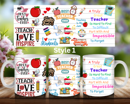 Teacher Appreciation Mugs