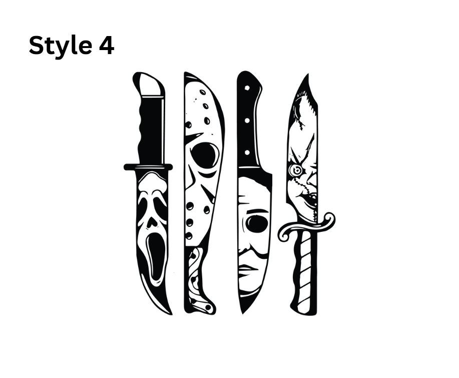 Horror Themed Car Vinyl Decals