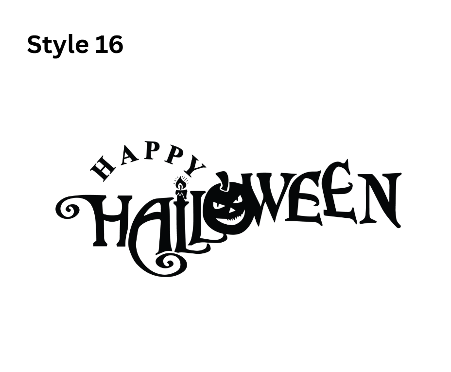 Horror Themed Car Vinyl Decals
