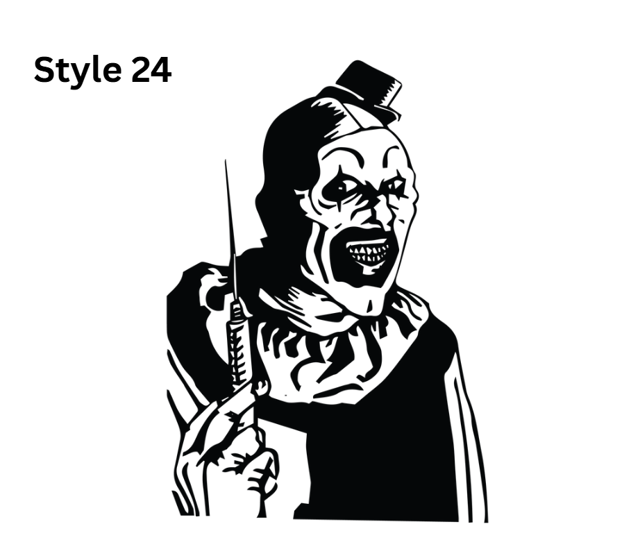 Horror Themed Car Vinyl Decals