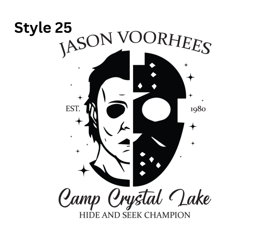 Horror Themed Car Vinyl Decals