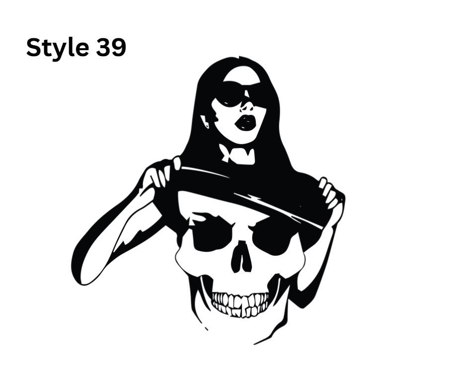 Horror Themed Car Vinyl Decals