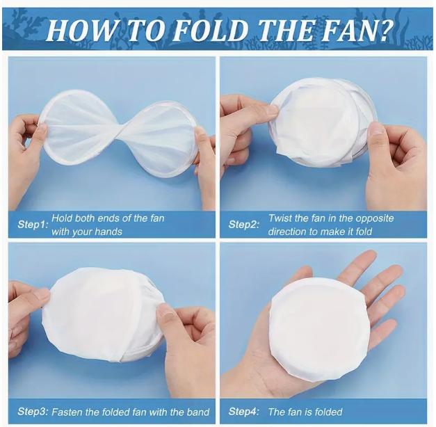 Custom Hand-Held Fan Disk With Cover