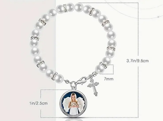 Custom Rosary Bead Style Bracelet