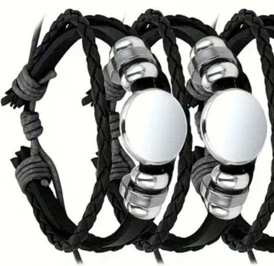 Custom Faux Leather Bracelets