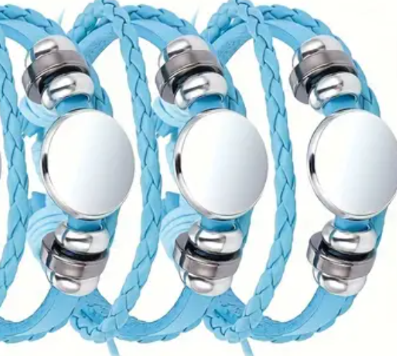 Custom Faux Leather Bracelets
