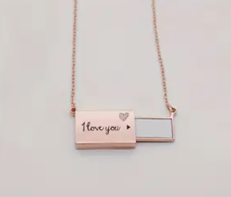 Personalised Love Letter Pendant