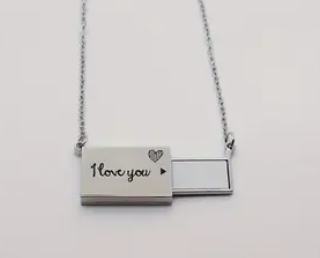 Personalised Love Letter Pendant