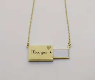 Personalised Love Letter Pendant