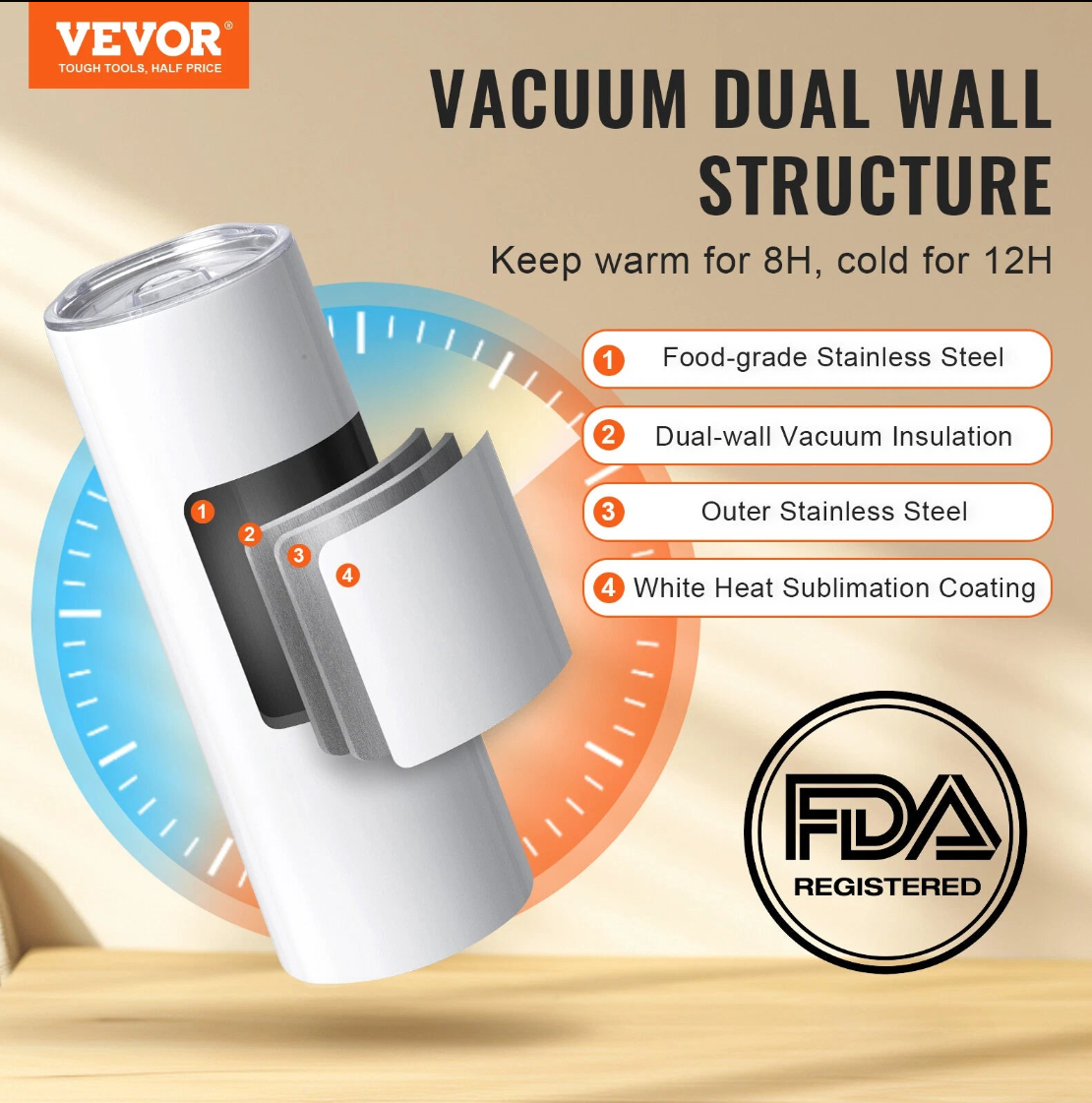 20oz Glow in The Dark Stainless-Steel Tumbler
