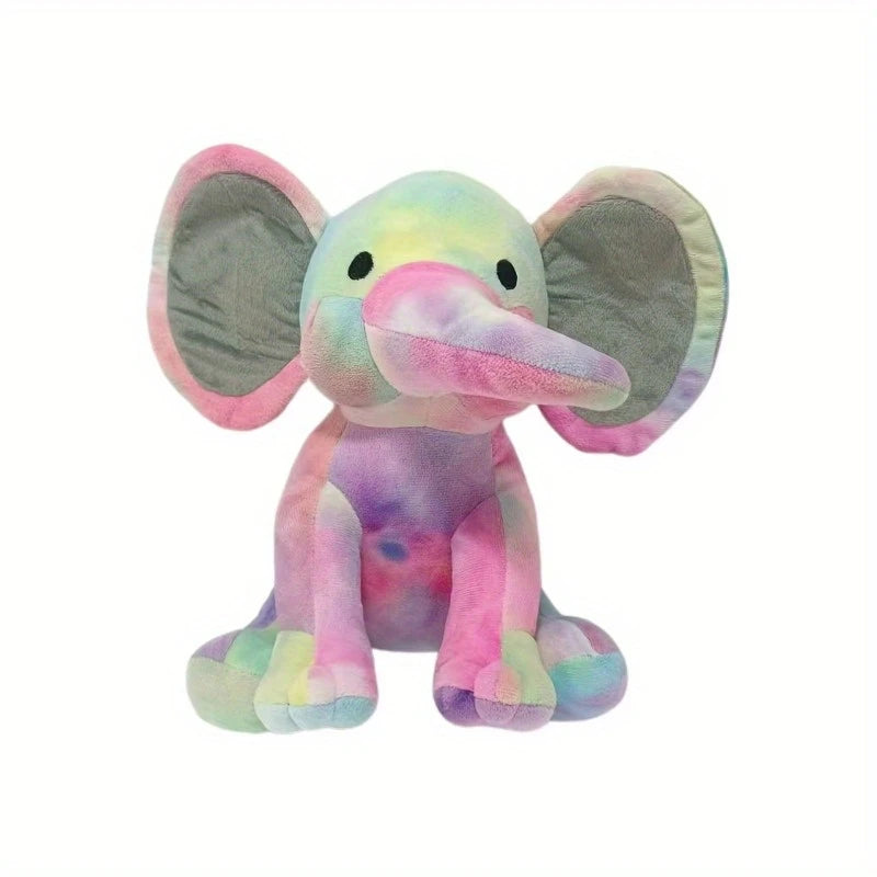 Personalised Baby Birth Stat Elephant Plush