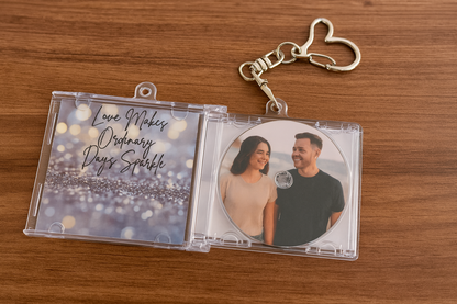 Custom NFC Mini CD Case Keychain