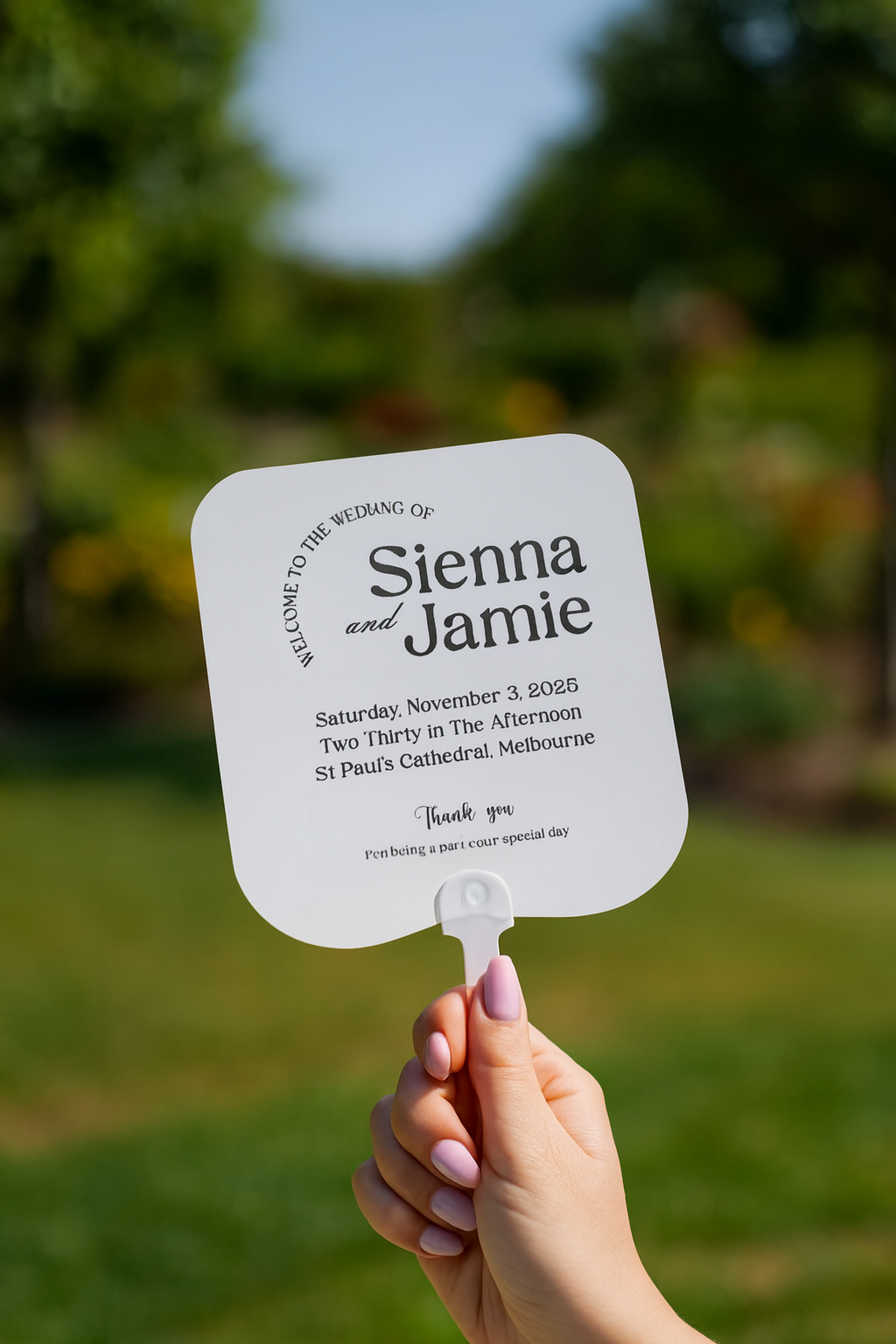 Custom Hand-Held Fans