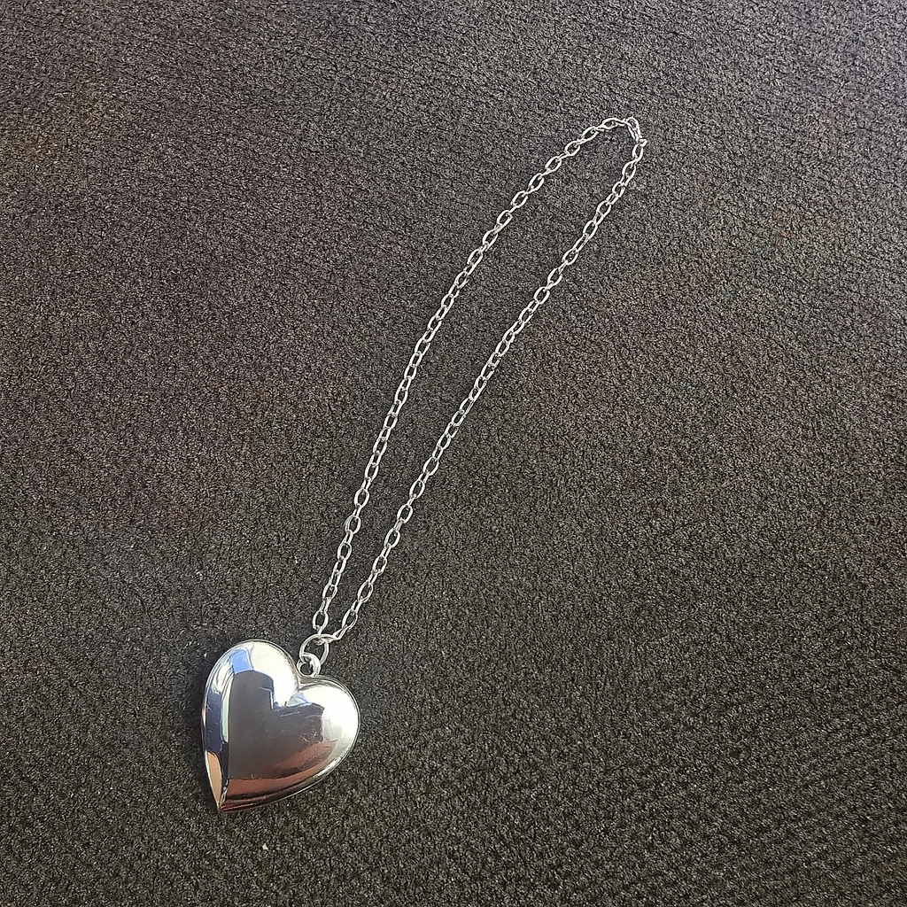 Custom Photo Heart Necklace
