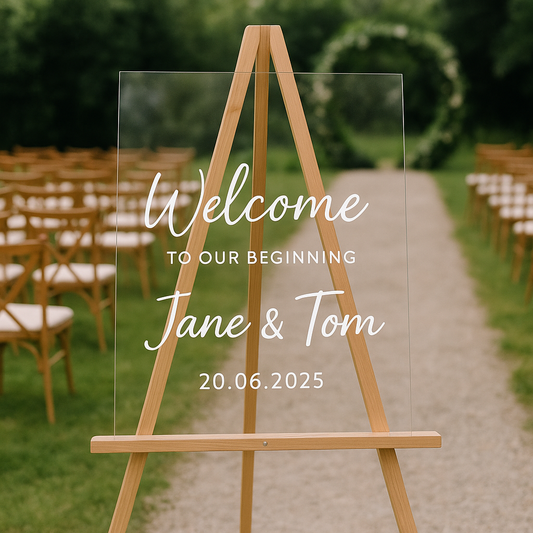 Custom Event Sign Vinyl Decals