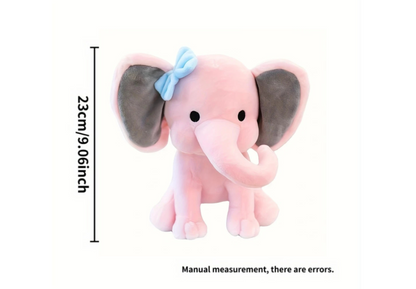 Personalised Baby Birth Stat Elephant Plush