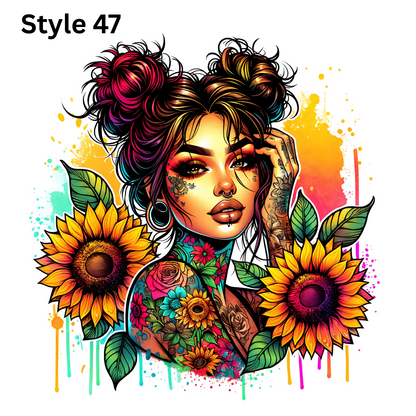 DTF Prints - Girl Collection