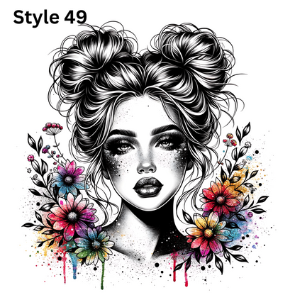 DTF Prints - Girl Collection