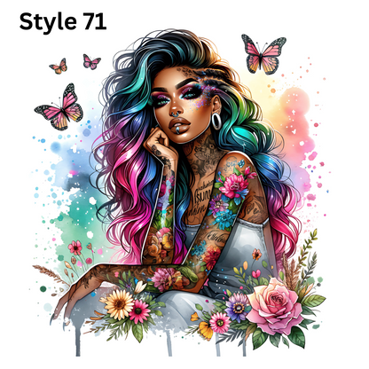 DTF Prints - Girl Collection