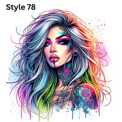 DTF Prints - Girl Collection