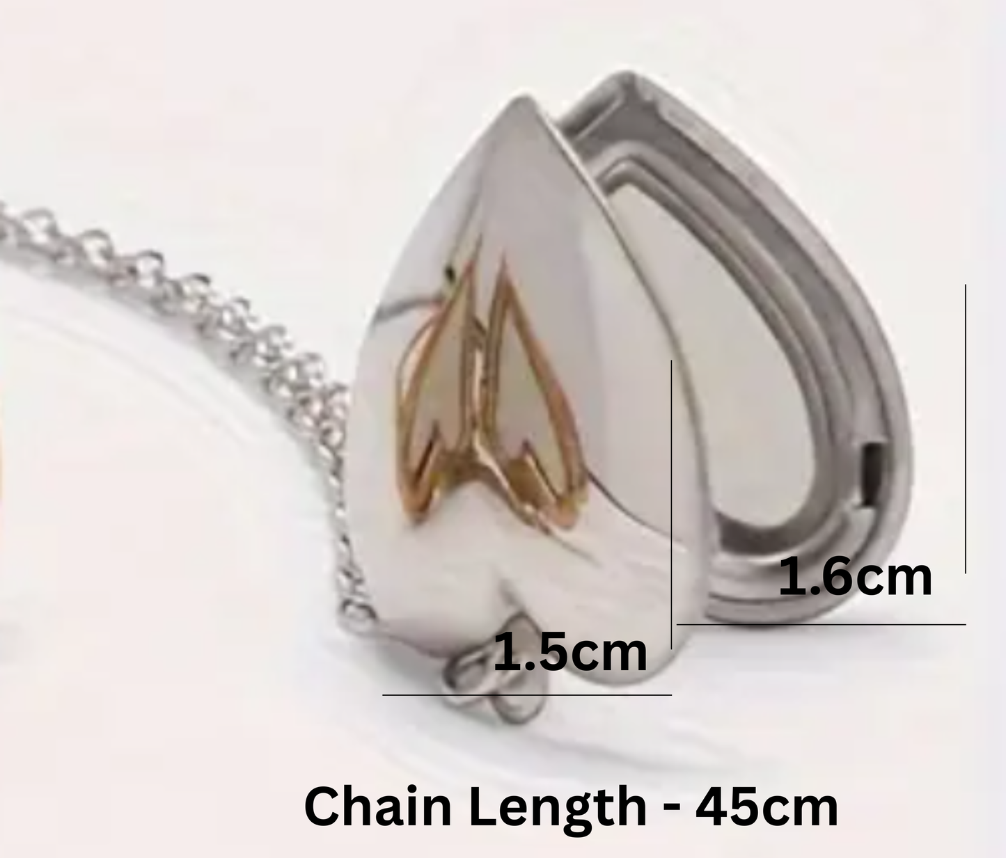 Custom Photo Heart Necklace
