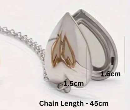 Custom Photo Heart Necklace
