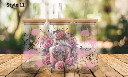 16oz Glass Tumbler - Girl Collection