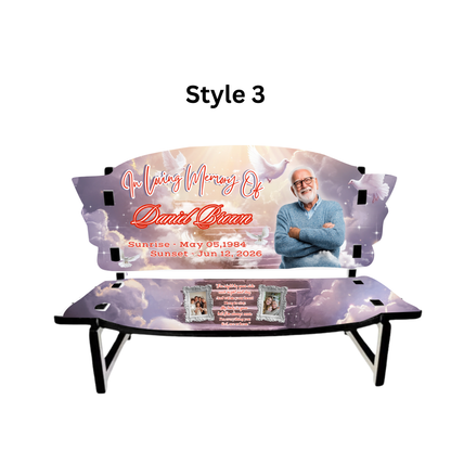 Custom Memorial Bench