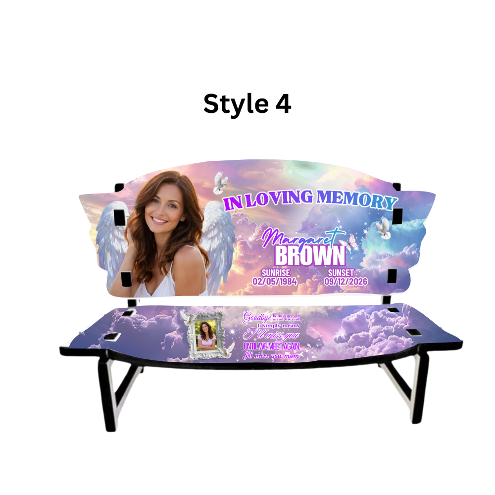 Custom Memorial Bench