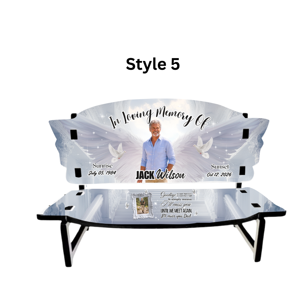 Custom Memorial Bench