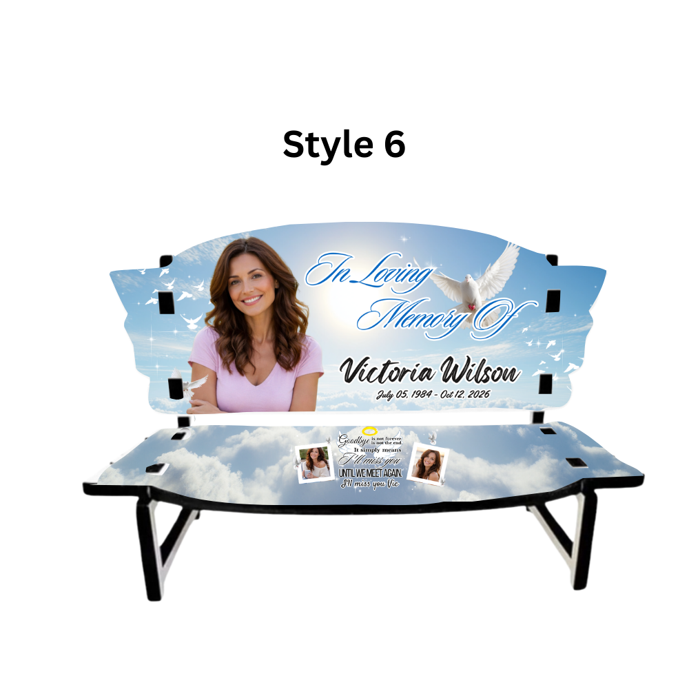 Custom Memorial Bench
