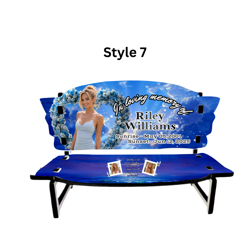 Custom Memorial Bench