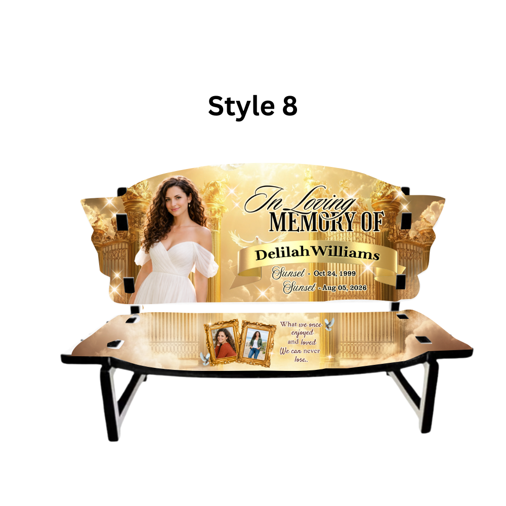 Custom Memorial Bench