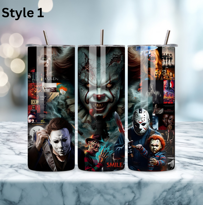 20oz Stainless Steel Tumbler - Horror Collection