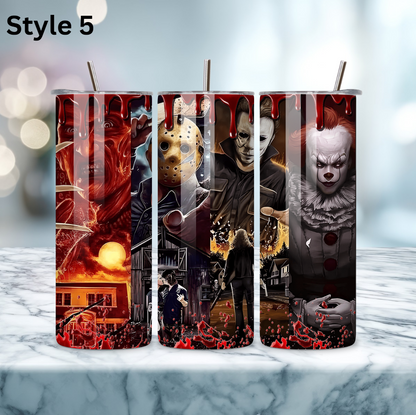 20oz Stainless Steel Tumbler - Horror Collection